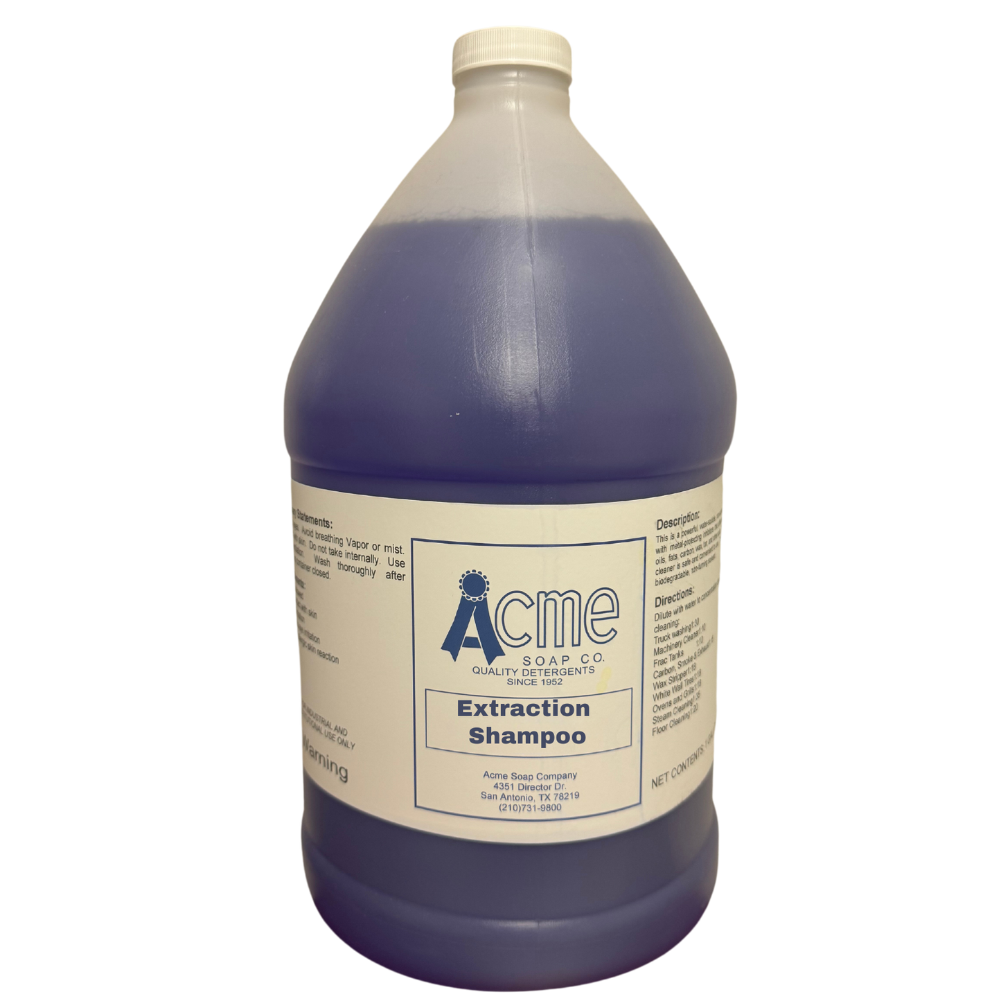 Extraction Shampoo w/ odor encapsulation technology