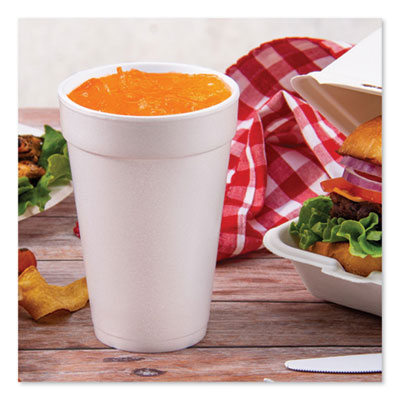 Foam Drink Cups Sizes 6oz - 44 oz