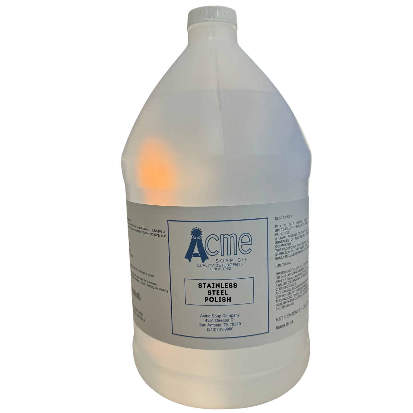 Stainless Steel Polish- Water Base