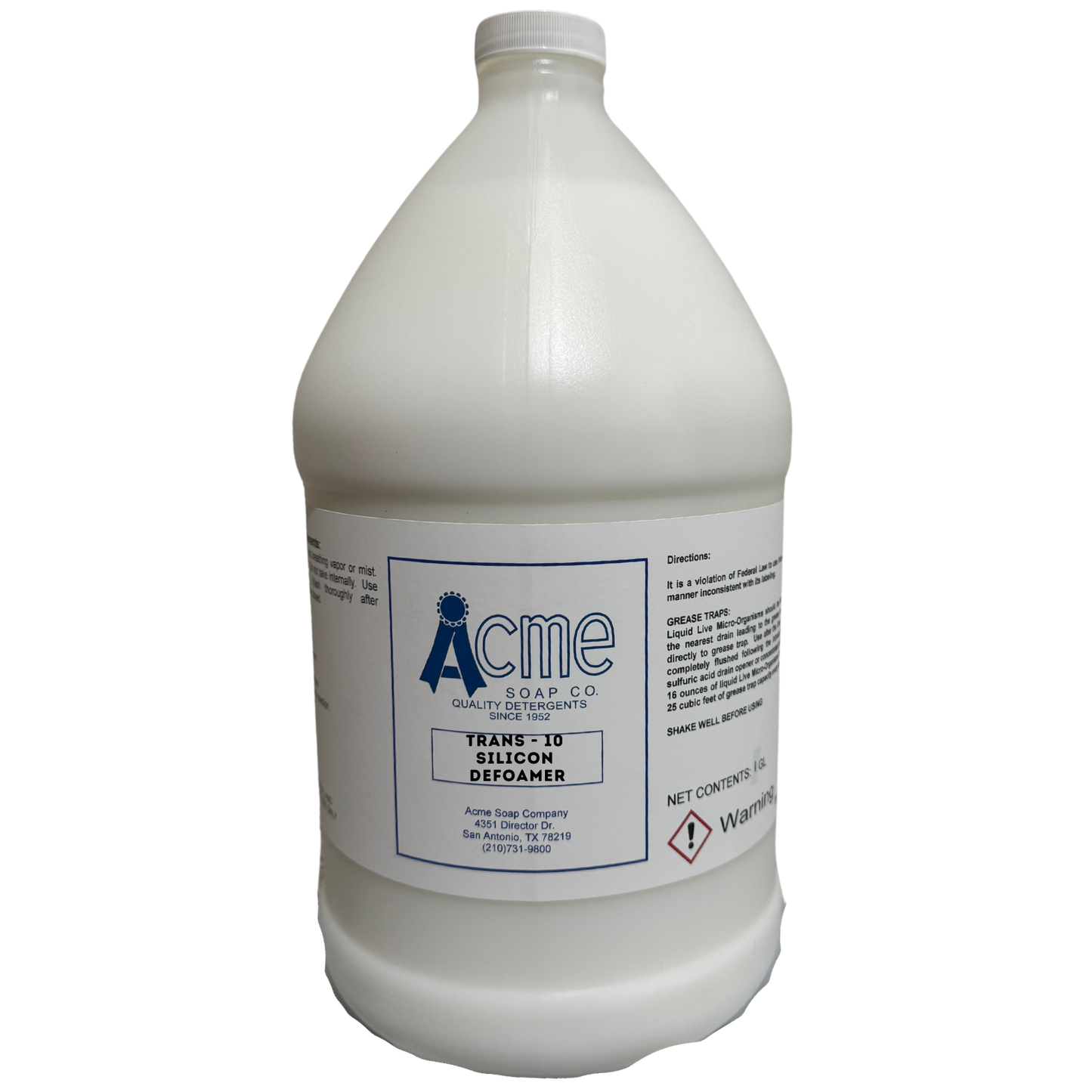 Trans- 10 Silicone Defoamer