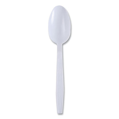 Heavyweight Wrapped Polystyrene Cutlery, Teaspoon,1,000/Carton Color - Black & White