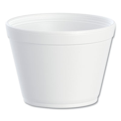 Foam Containers, White, Sizes 6oz -32oz