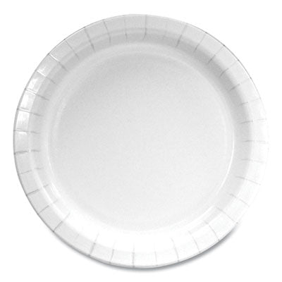 Paper Dinnerware, Plate, 6" dia, White, 1,000/Carton
