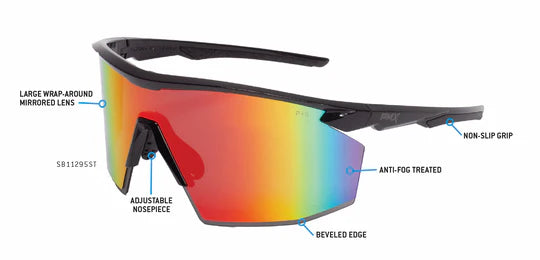 PMXSPEC Spectrum mirror safety glasses