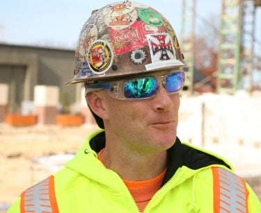 SWAGGER SR1 Blue Diamond Mirror Safety Glasses