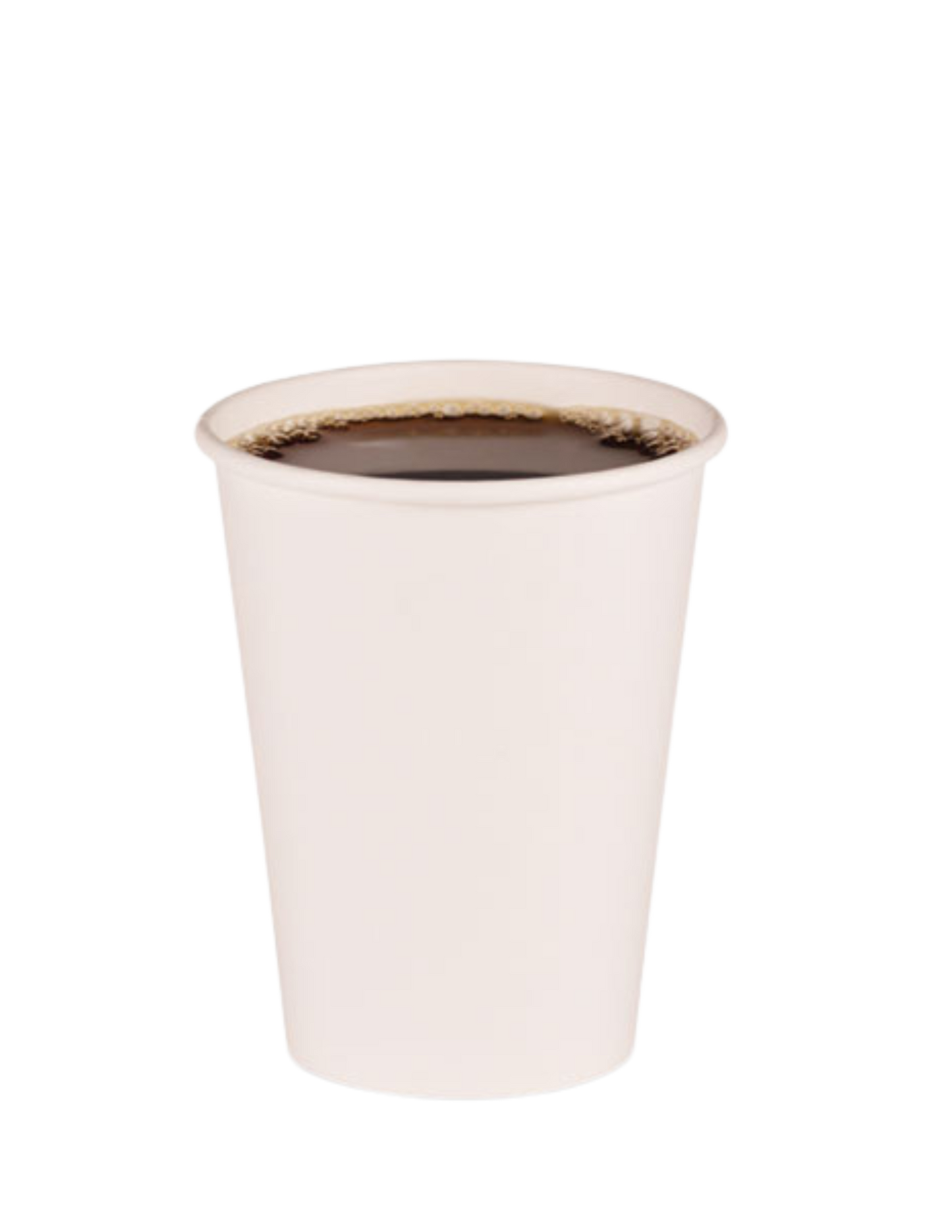 Paper Hot Cup- White Sizes 4oz - 20 oz