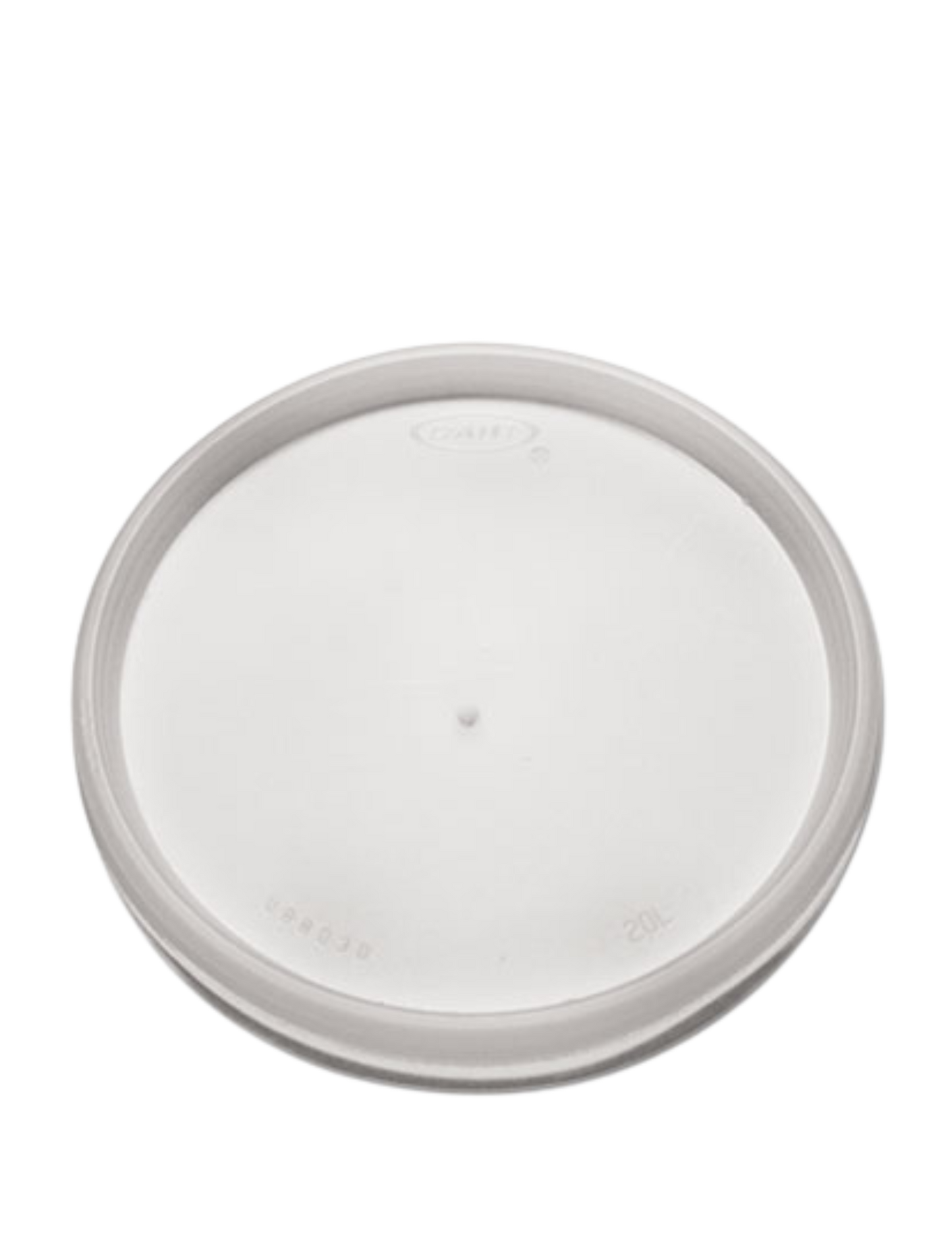 Plastic Lids for Foam Cups, Bowls and Containers, Flat, Vented, Fits 6-32 oz, Translucent, 100/Pack, 10 Packs/Carton