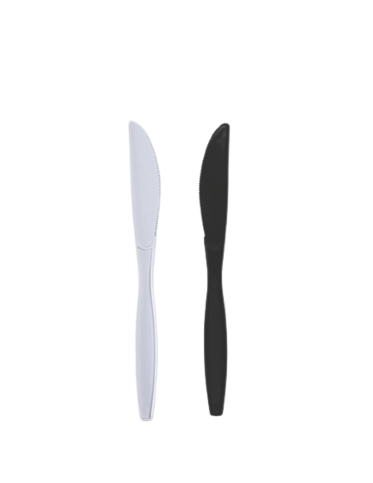 Heavyweight Wrapped Polypropylene Cutlery, Knife, , 1,000/Carton Color - Black or White