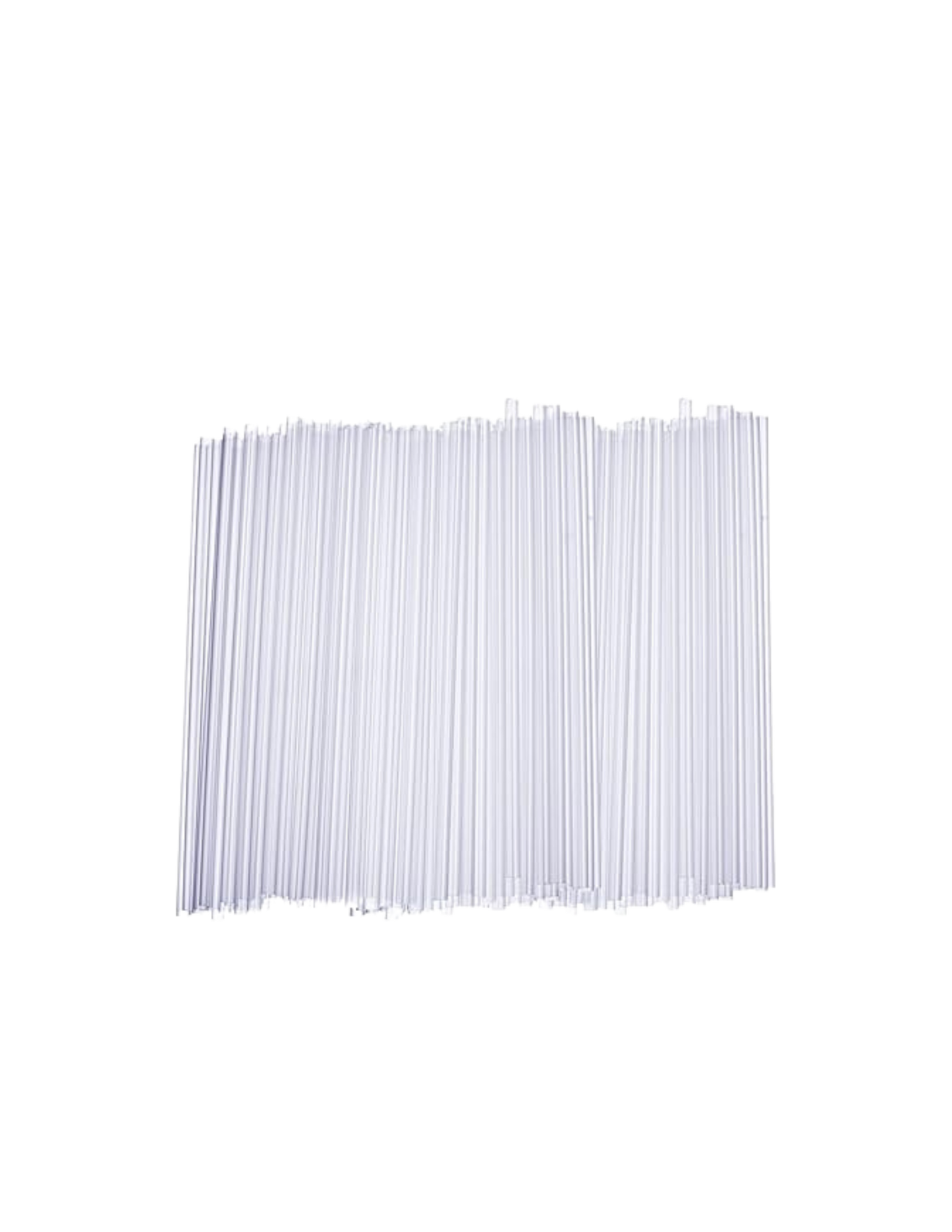 Wrapped Giant Straws, 10.25", Polypropylene, Clear, 1,000/Carton