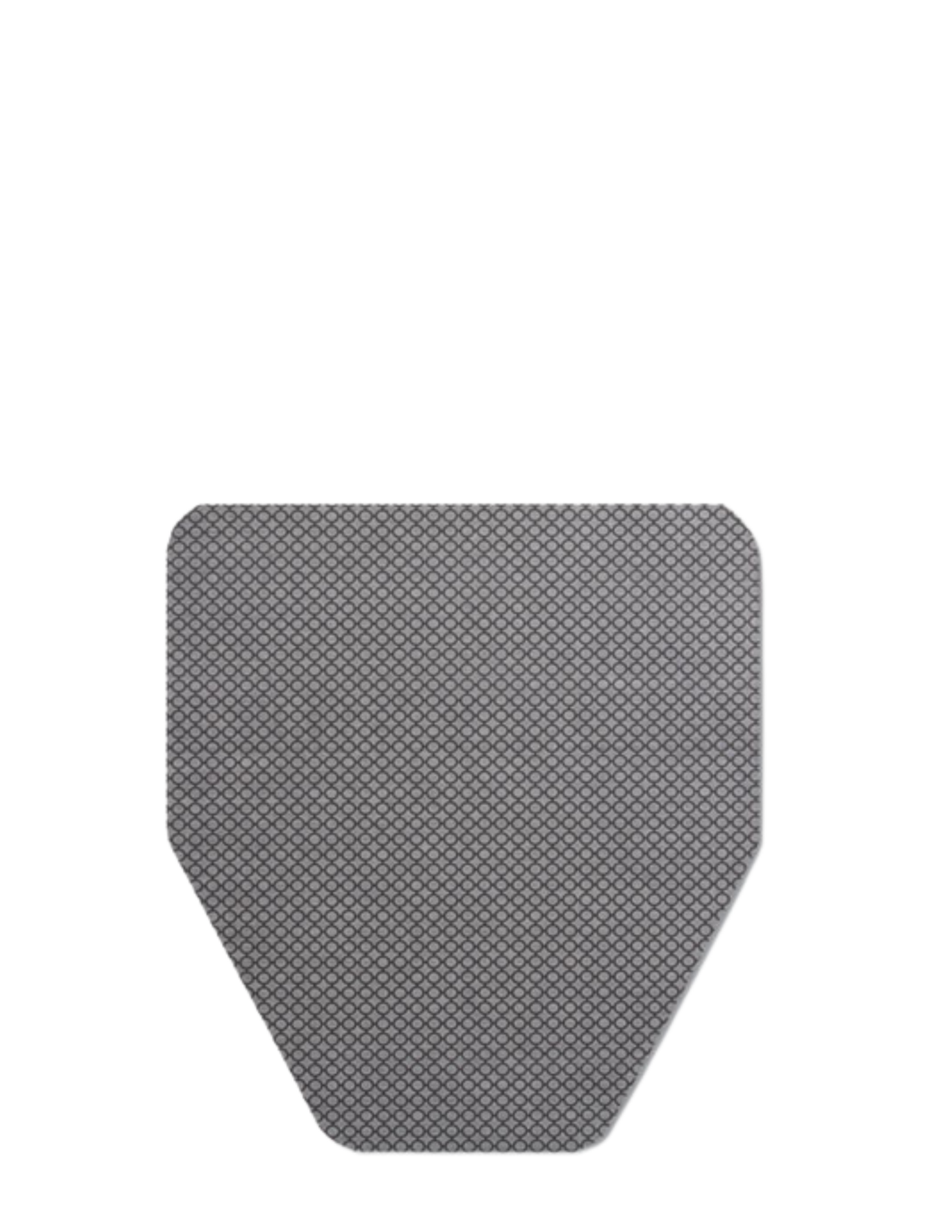 Komodo Urinal Mat, 18" x 20", Gray, 6/Carton