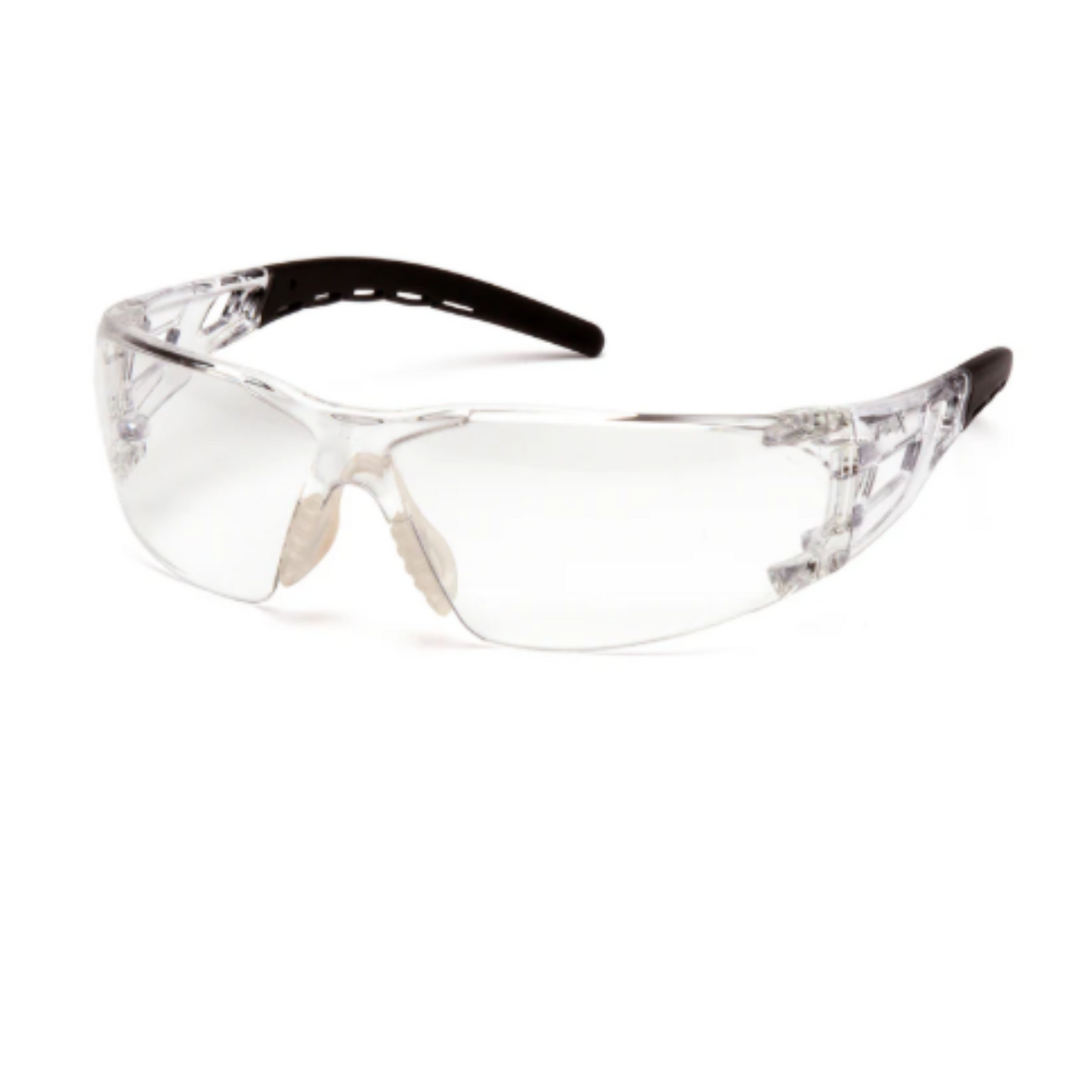 FYXATE WITH H2X CLEAR SAFETY GLASSES