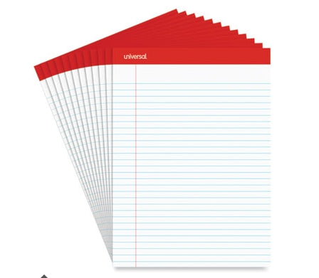 Universal Perforated Ruled Writing Pad